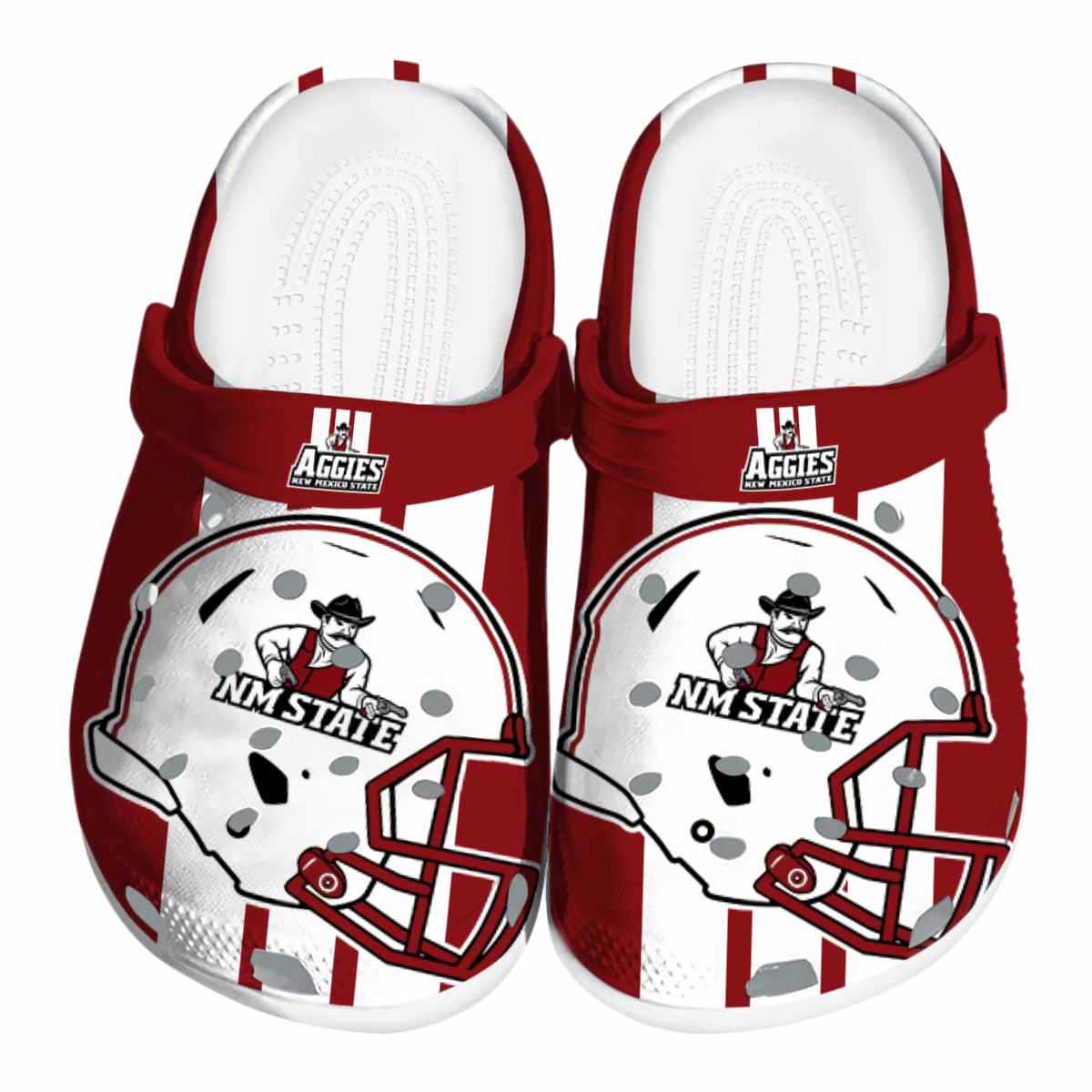 New Mexico State Aggies 2025 NCAA Sport Crocs Clogs For Men Women and Kids - GNL1463536