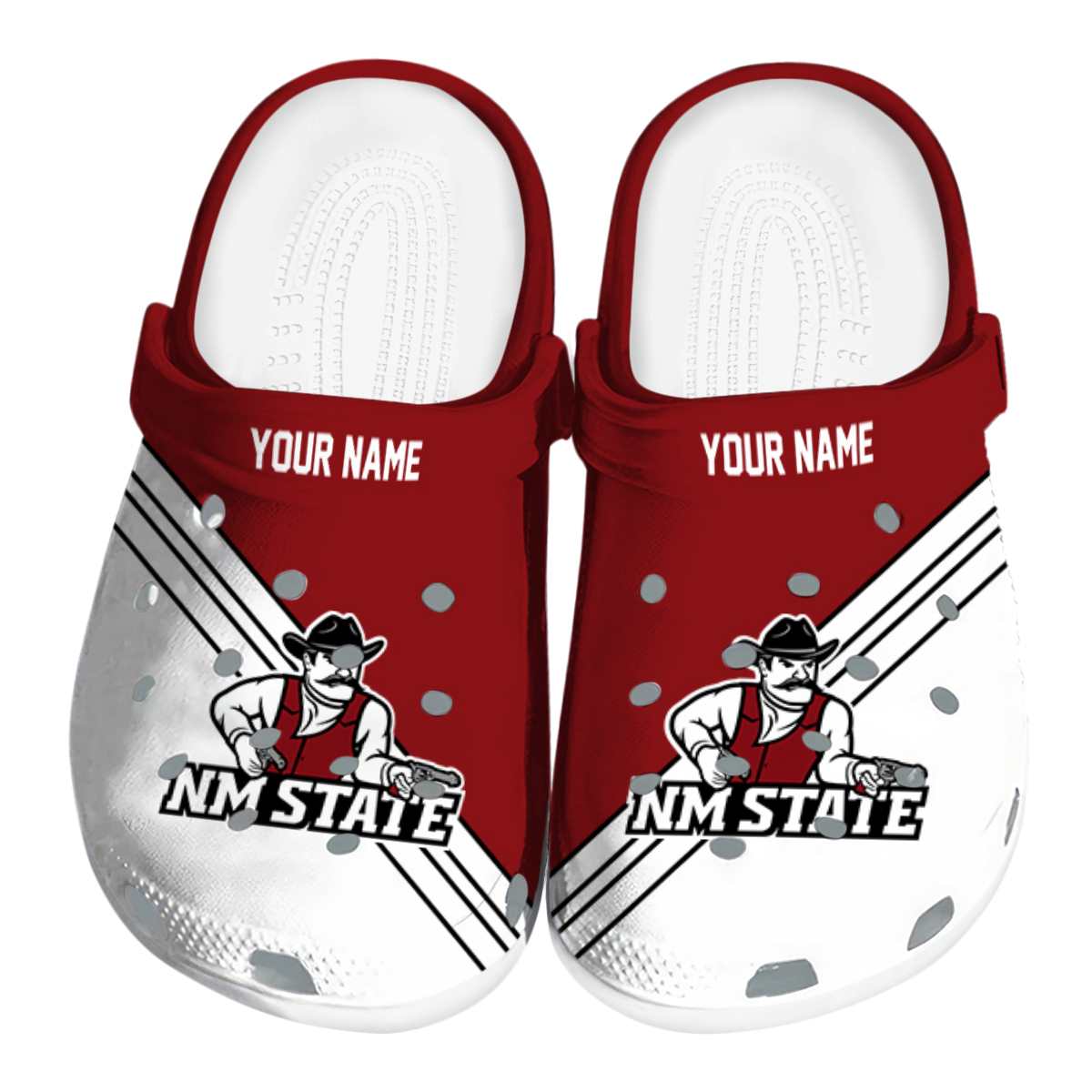 New Mexico State Aggies 2025 NCAA Sport Crocs Clogs For Men Women and Kids - GNL1463542