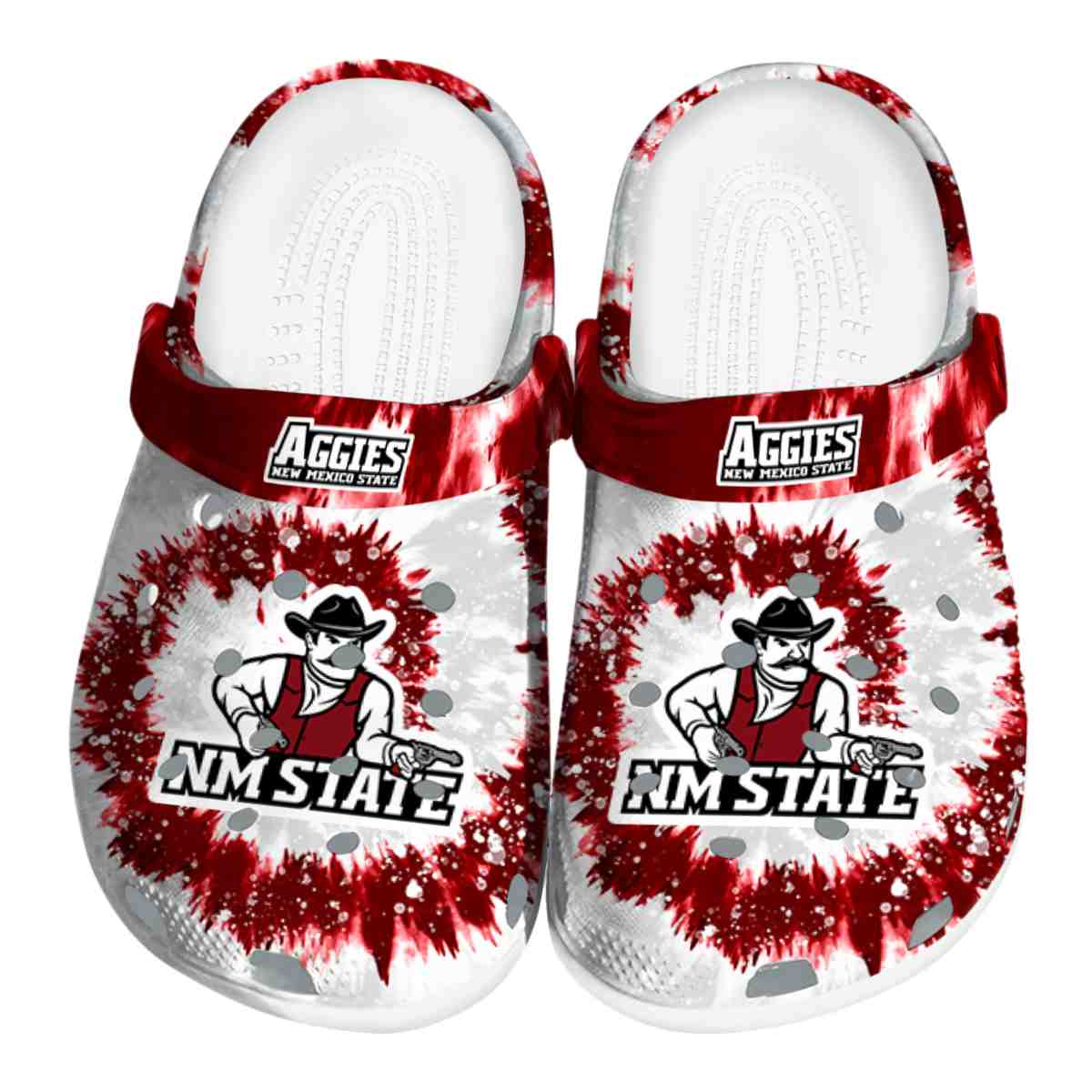 New Mexico State Aggies 2025 NCAA Sport Crocs Clogs For Men Women and Kids - GNL1463533