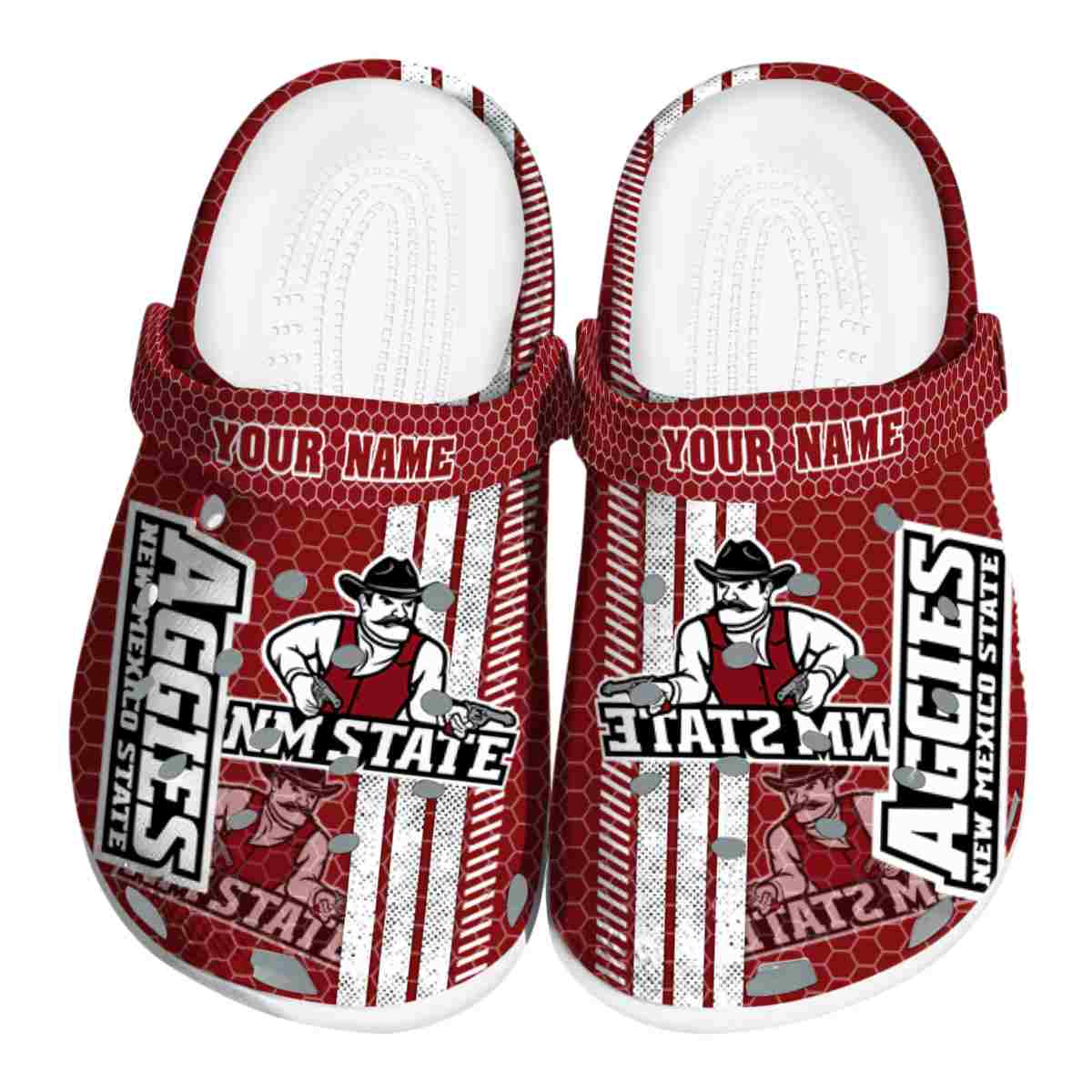 New Mexico State Aggies 2025 NCAA Sport Crocs Clogs For Men Women and Kids - GNL1463556