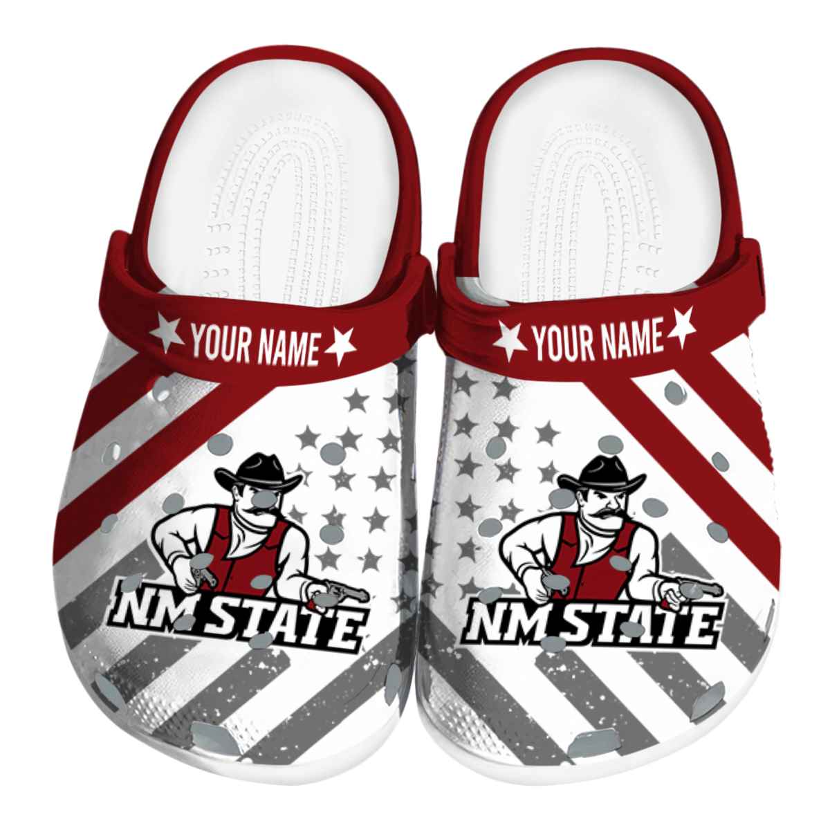 New Mexico State Aggies 2025 NCAA Sport Crocs Clogs For Men Women and Kids - GNL1463528