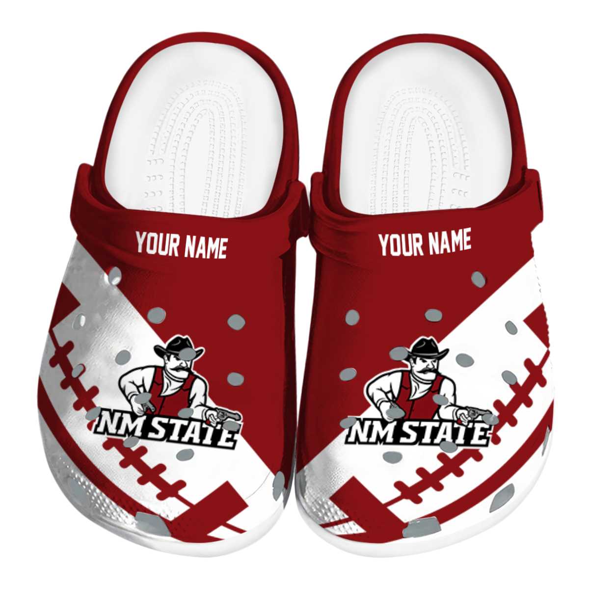 New Mexico State Aggies 2025 NCAA Sport Crocs Clogs For Men Women and Kids - GNL1463537