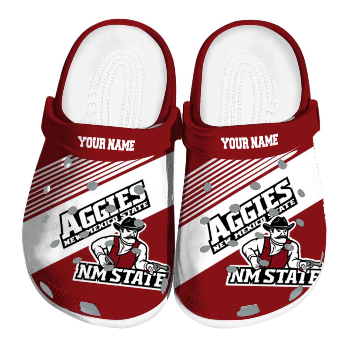 New Mexico State Aggies 2025 NCAA Sport Crocs Clogs For Men Women and Kids - GNL1463540