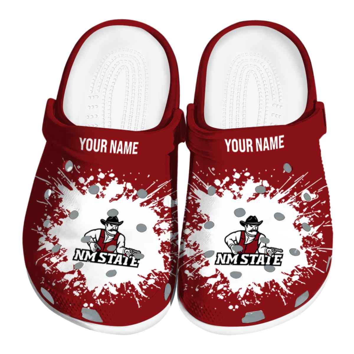 New Mexico State Aggies 2025 NCAA Sport Crocs Clogs For Men Women and Kids - GNL1463563