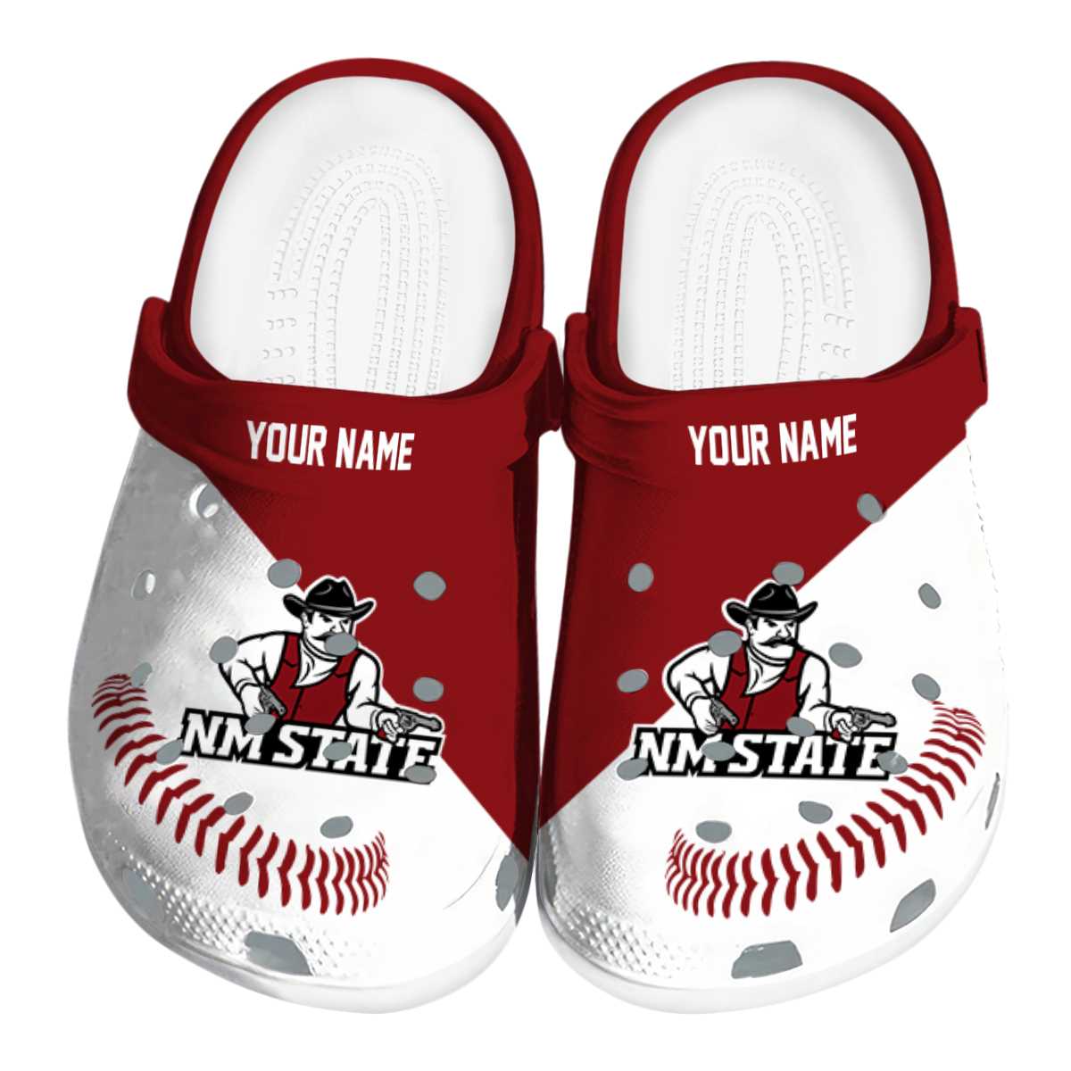 New Mexico State Aggies 2025 NCAA Sport Crocs Clogs For Men Women and Kids - GNL1463583