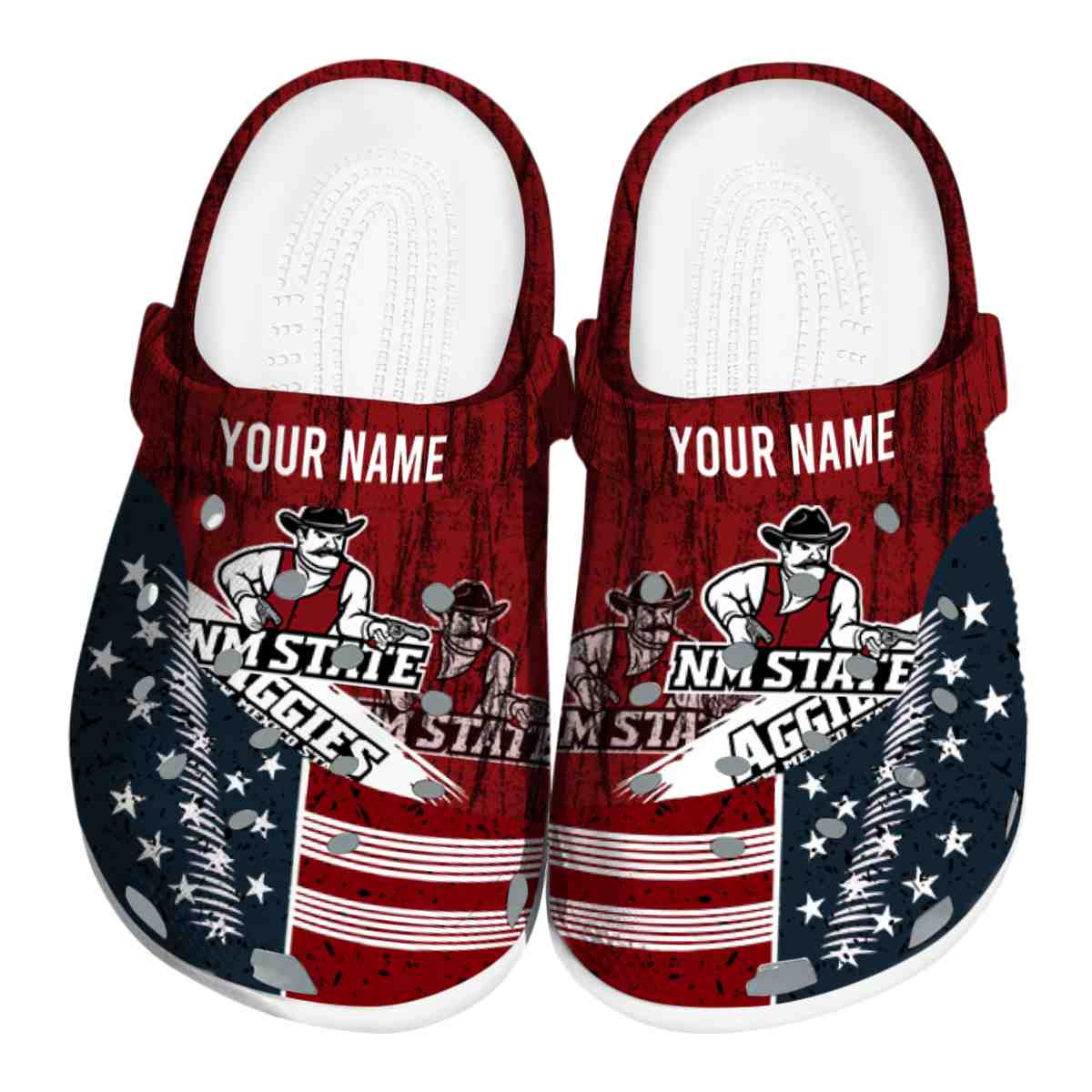 New Mexico State Aggies 2025 NCAA Sport Crocs Clogs For Men Women and Kids - GNL1463557