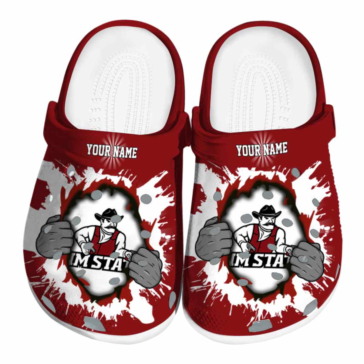 New Mexico State Aggies 2025 NCAA Sport Crocs Clogs For Men Women and Kids - GNL1463584