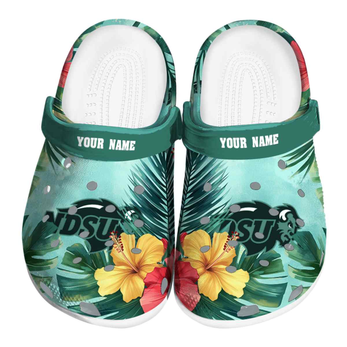 North Dakota State Bison 2025 NCAA Sport Crocs Clogs For Men Women and Kids - GNL1463602