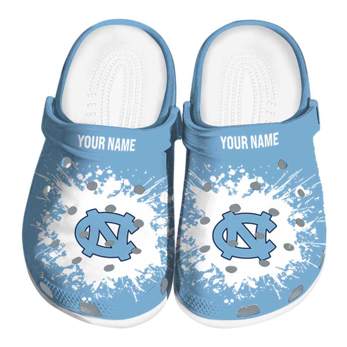 North Carolina Tar Heels 2025 NCAA Sport Crocs Clogs For Men Women and Kids - GNL1463589