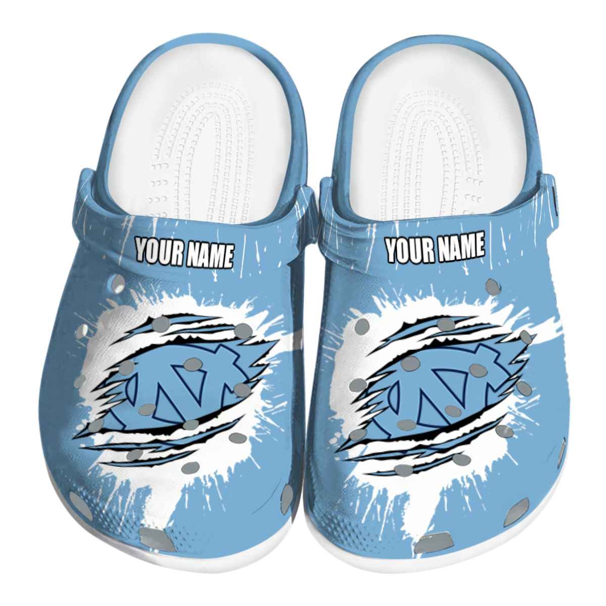 North Carolina Tar Heels 2025 NCAA Sport Crocs Clogs For Men Women and Kids - GNL1463609
