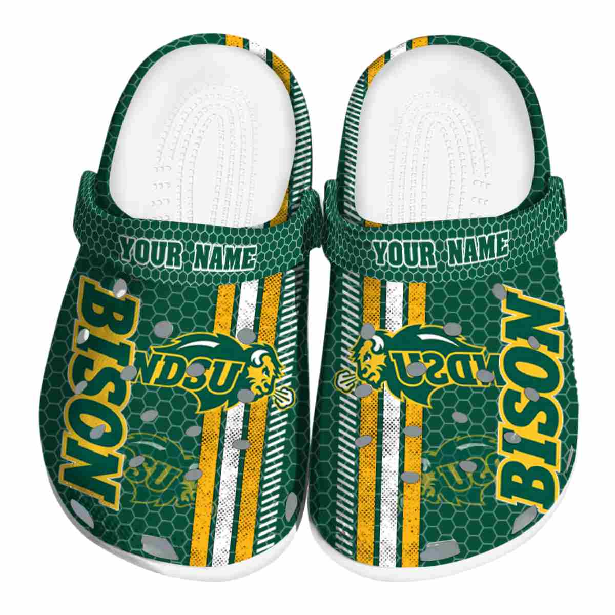North Dakota State Bison 2025 NCAA Sport Crocs Clogs For Men Women and Kids - GNL1463618