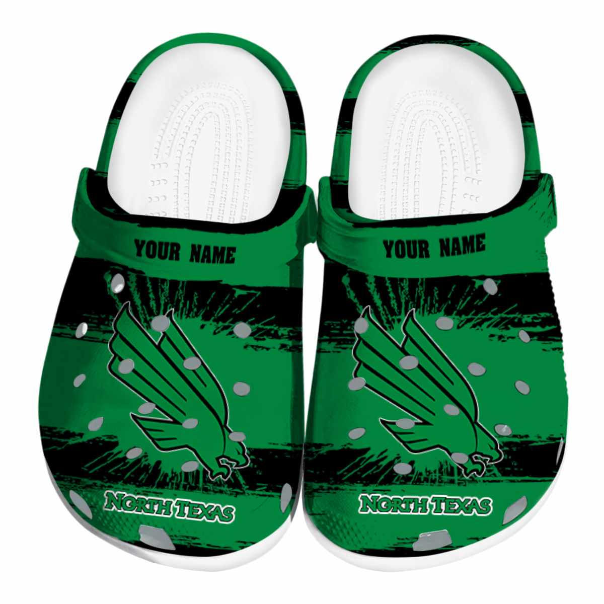North Texas Mean Green 2025 NCAA Sport Crocs Clogs For Men Women and Kids - GNL1463636