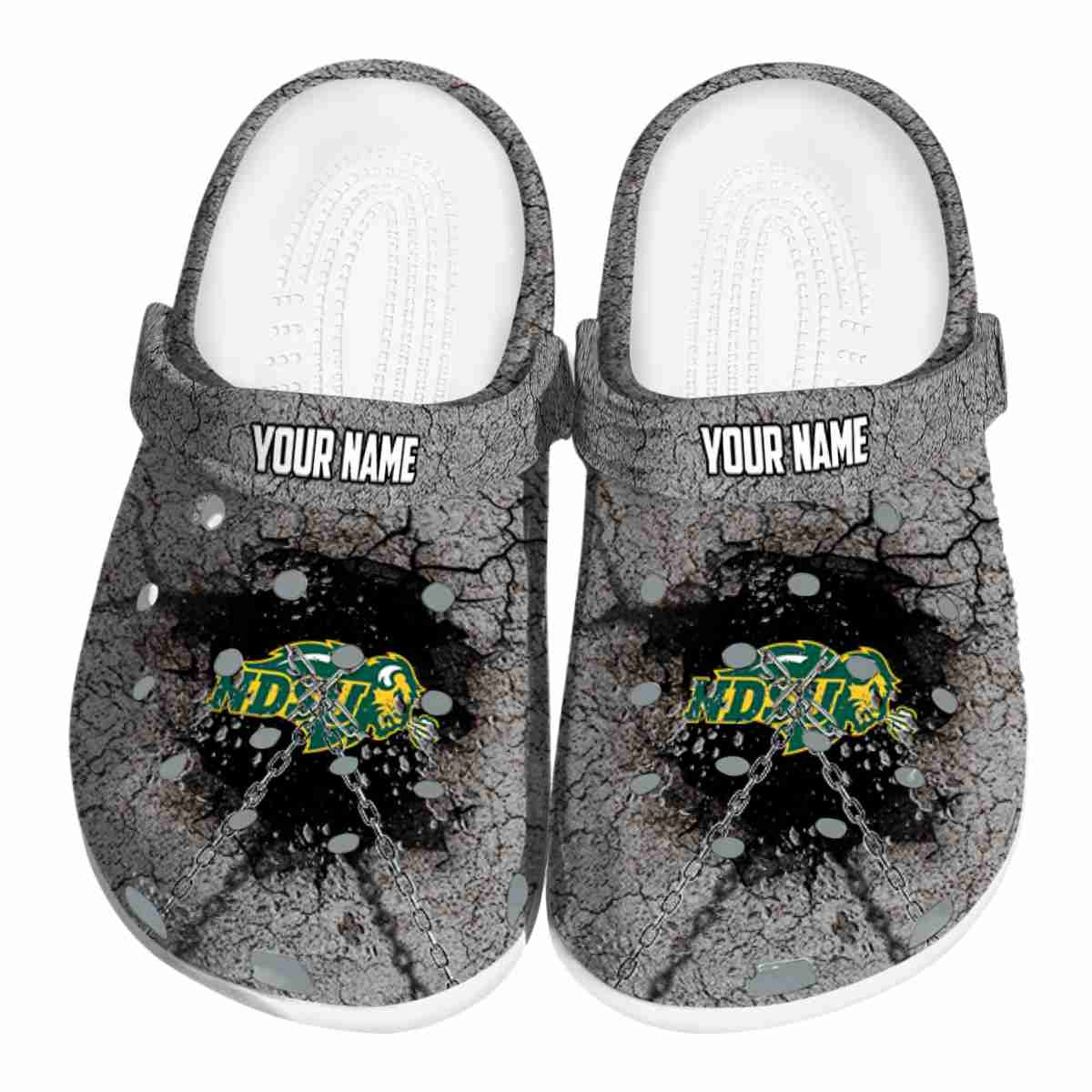 North Dakota State Bison 2025 NCAA Sport Crocs Clogs For Men Women and Kids - GNL1463623