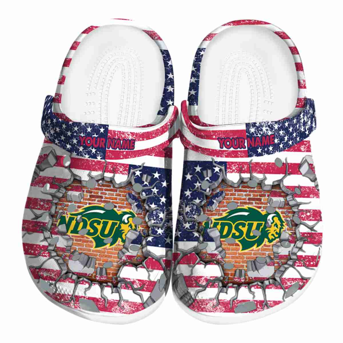 North Dakota State Bison 2025 NCAA Sport Crocs Clogs For Men Women and Kids - GNL1463631