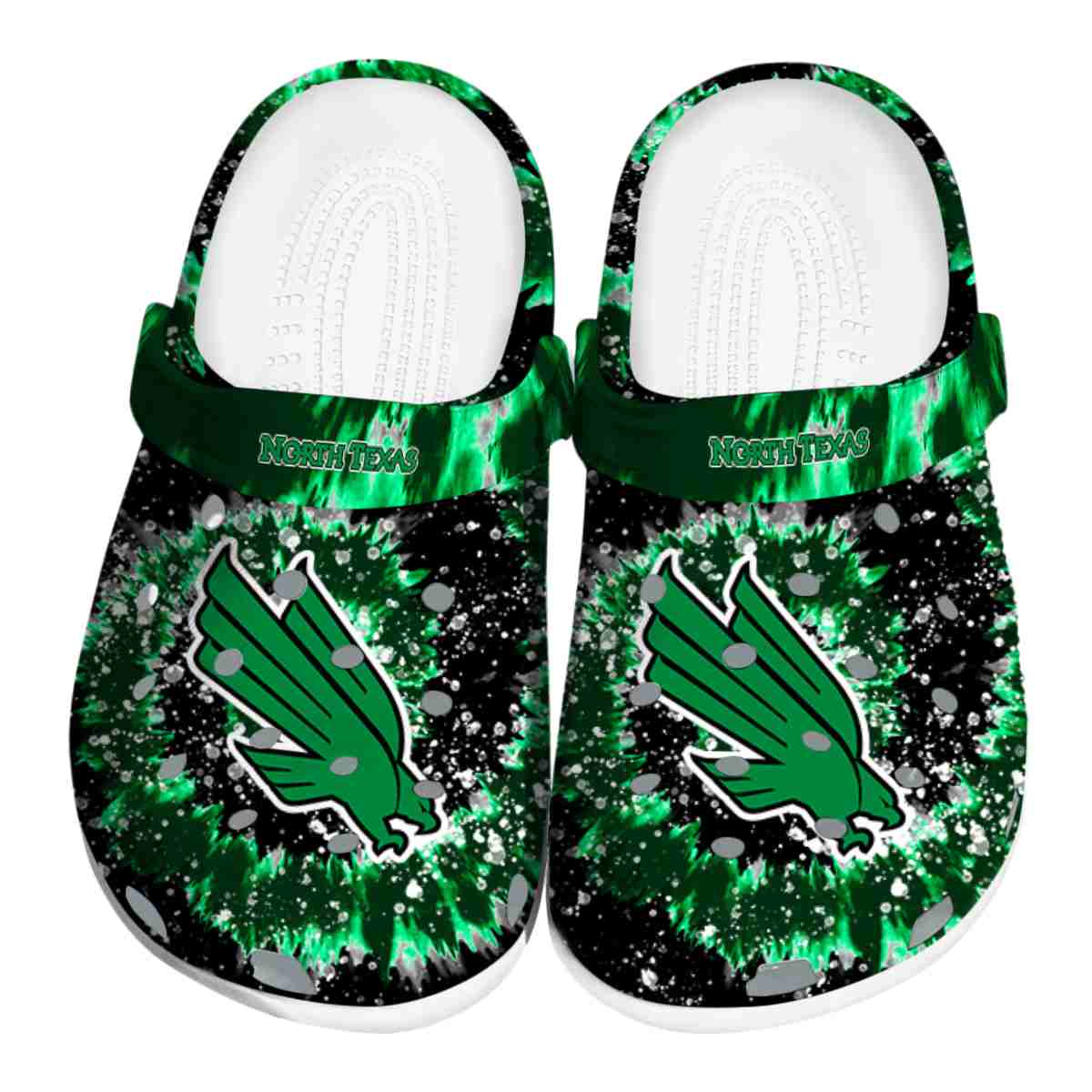 North Texas Mean Green 2025 NCAA Sport Crocs Clogs For Men Women and Kids - GNL1463628