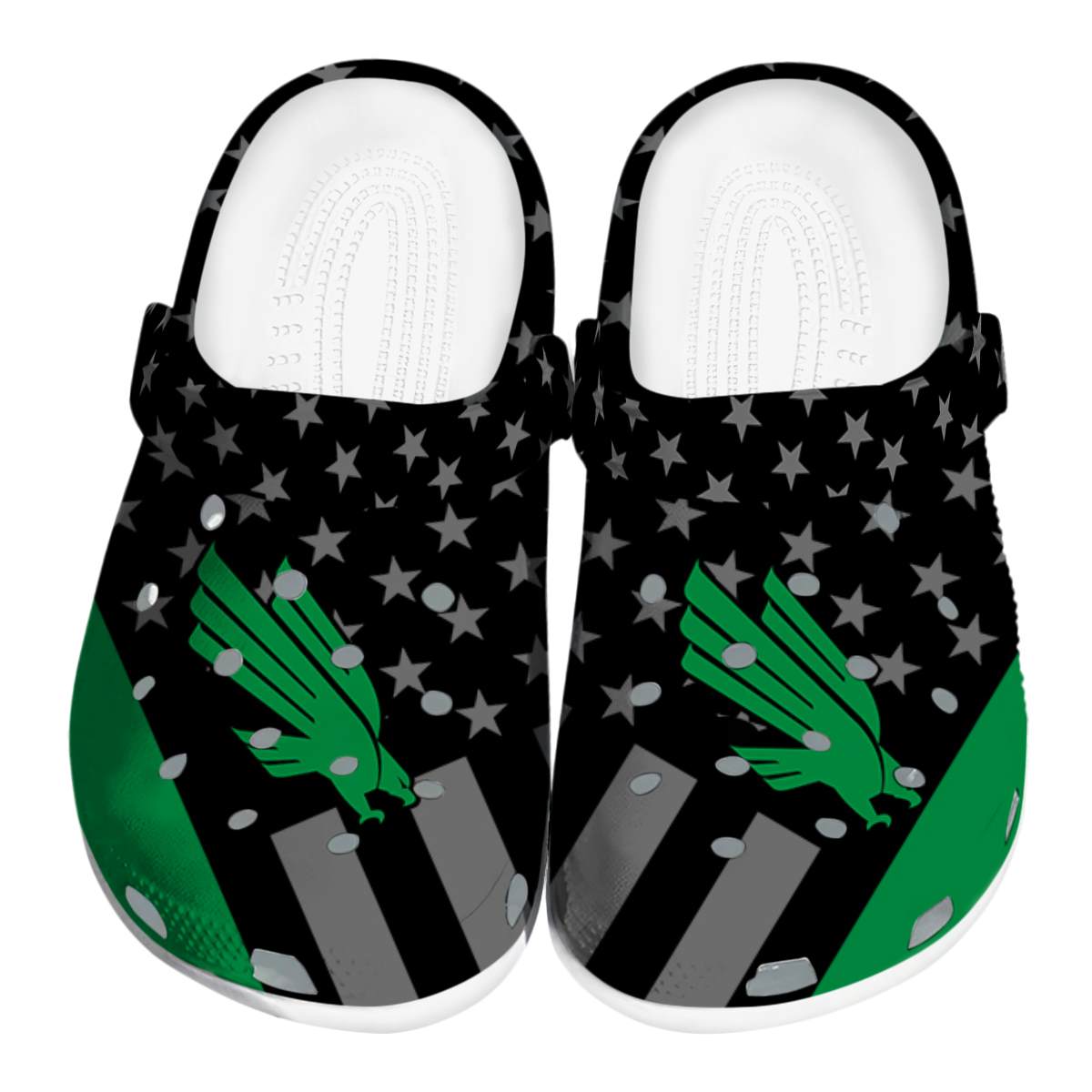 North Texas Mean Green 2025 NCAA Sport Crocs Clogs For Men Women and Kids - GNL1463645