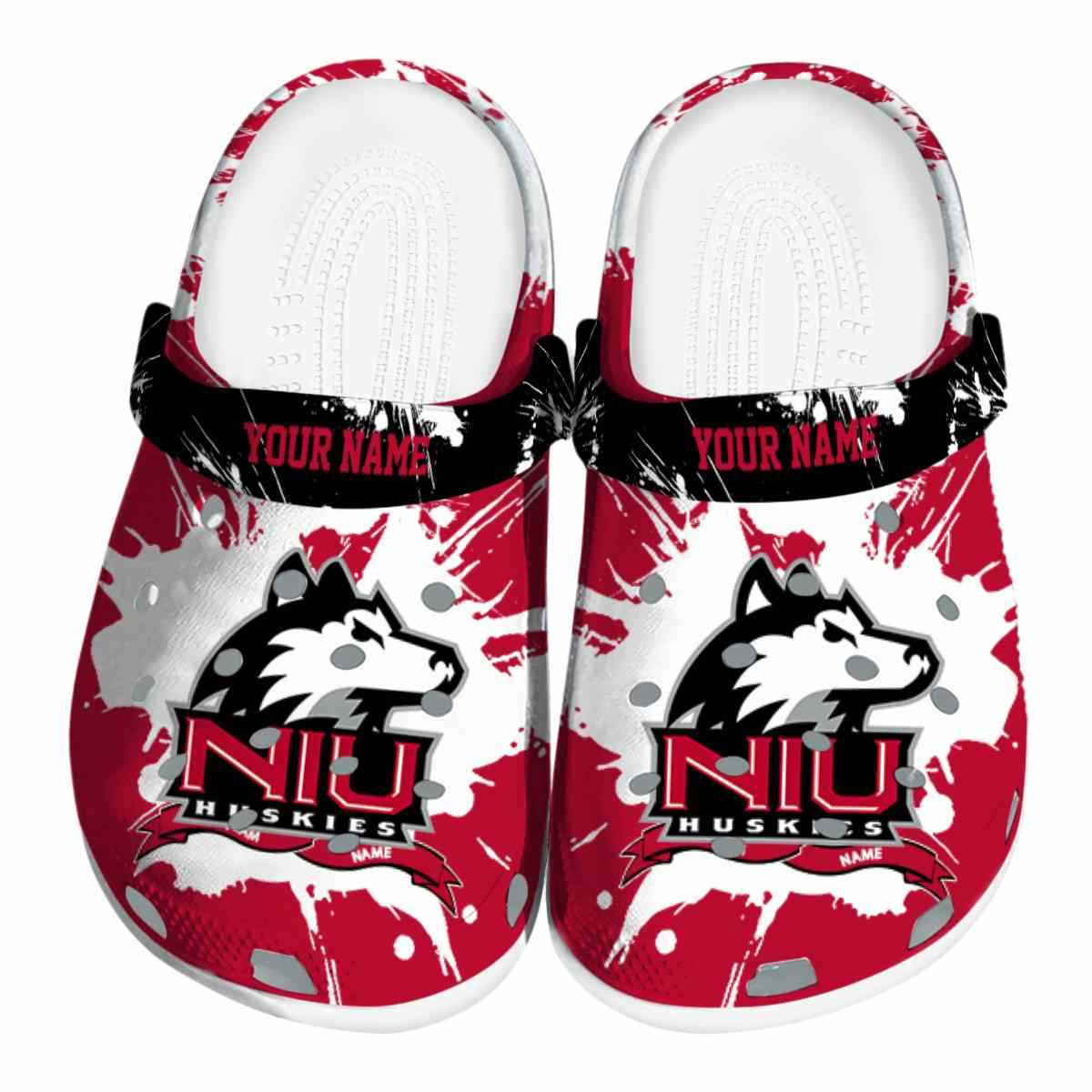 Northern Illinois Huskies 2025 NCAA Sport Crocs Clogs For Men Women and Kids - GNL1463647