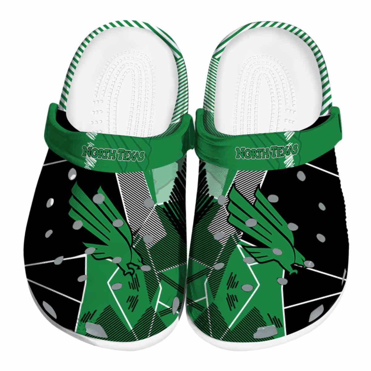 North Texas Mean Green 2025 NCAA Sport Crocs Clogs For Men Women and Kids - GNL1463658