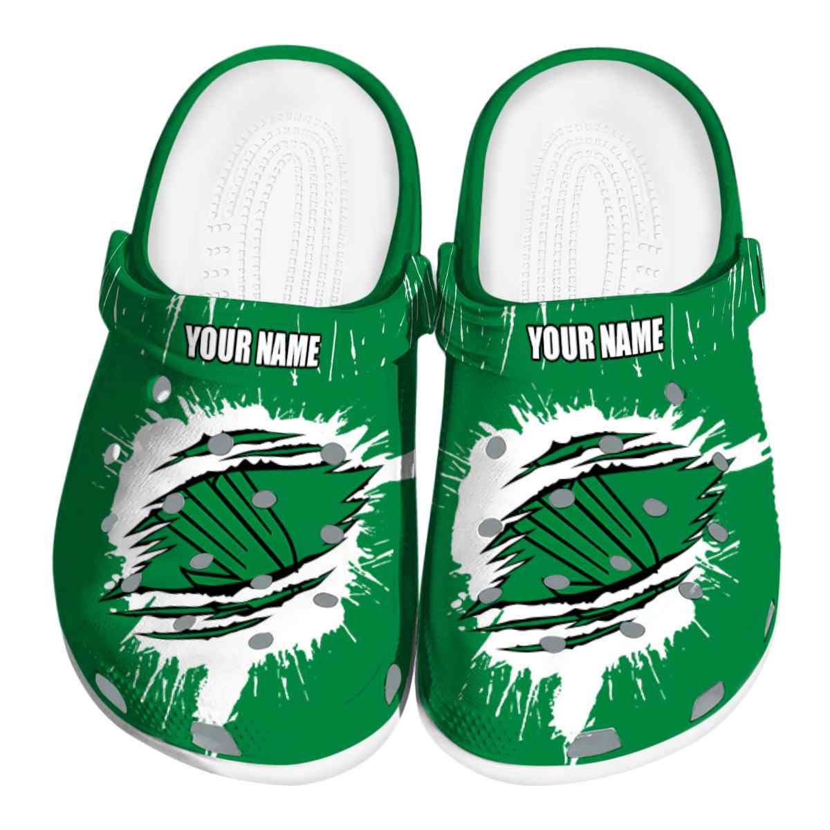 North Texas Mean Green 2025 NCAA Sport Crocs Clogs For Men Women and Kids - GNL1463651