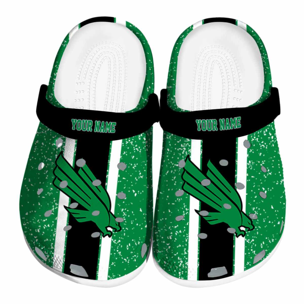 North Texas Mean Green 2025 NCAA Sport Crocs Clogs For Men Women and Kids - GNL1463672