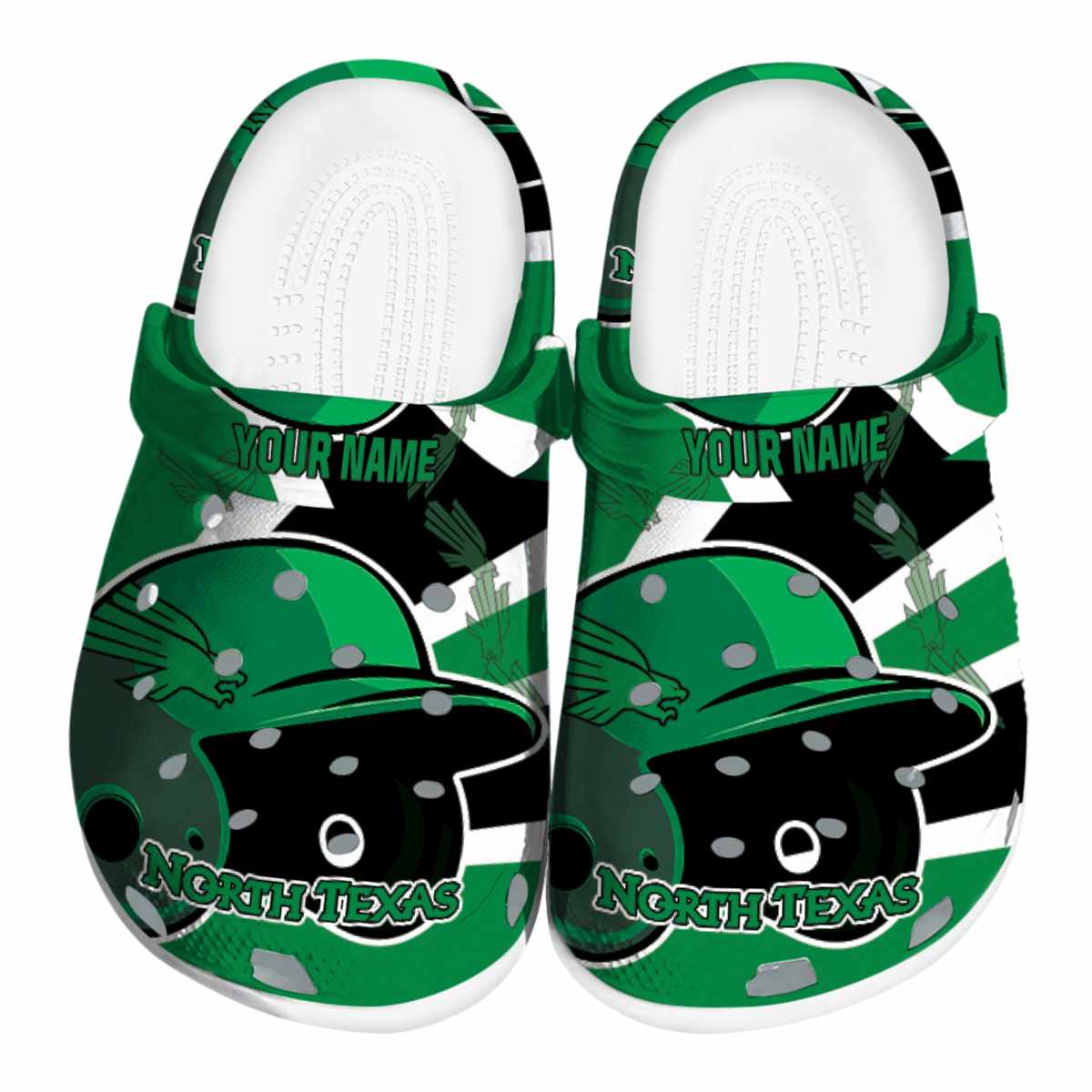 North Texas Mean Green 2025 NCAA Sport Crocs Clogs For Men Women and Kids - GNL1463661