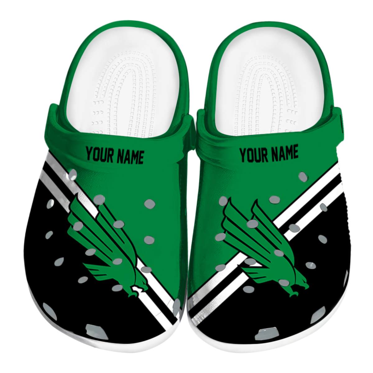 North Texas Mean Green 2025 NCAA Sport Crocs Clogs For Men Women and Kids - GNL1463653
