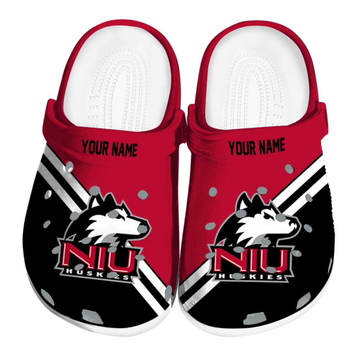Northern Illinois Huskies 2025 NCAA Sport Crocs Clogs For Men Women and Kids - GNL1463666