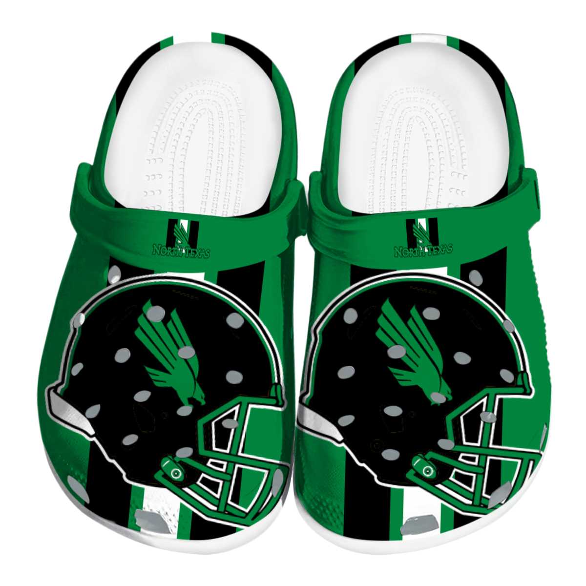 North Texas Mean Green 2025 NCAA Sport Crocs Clogs For Men Women and Kids - GNL1463663