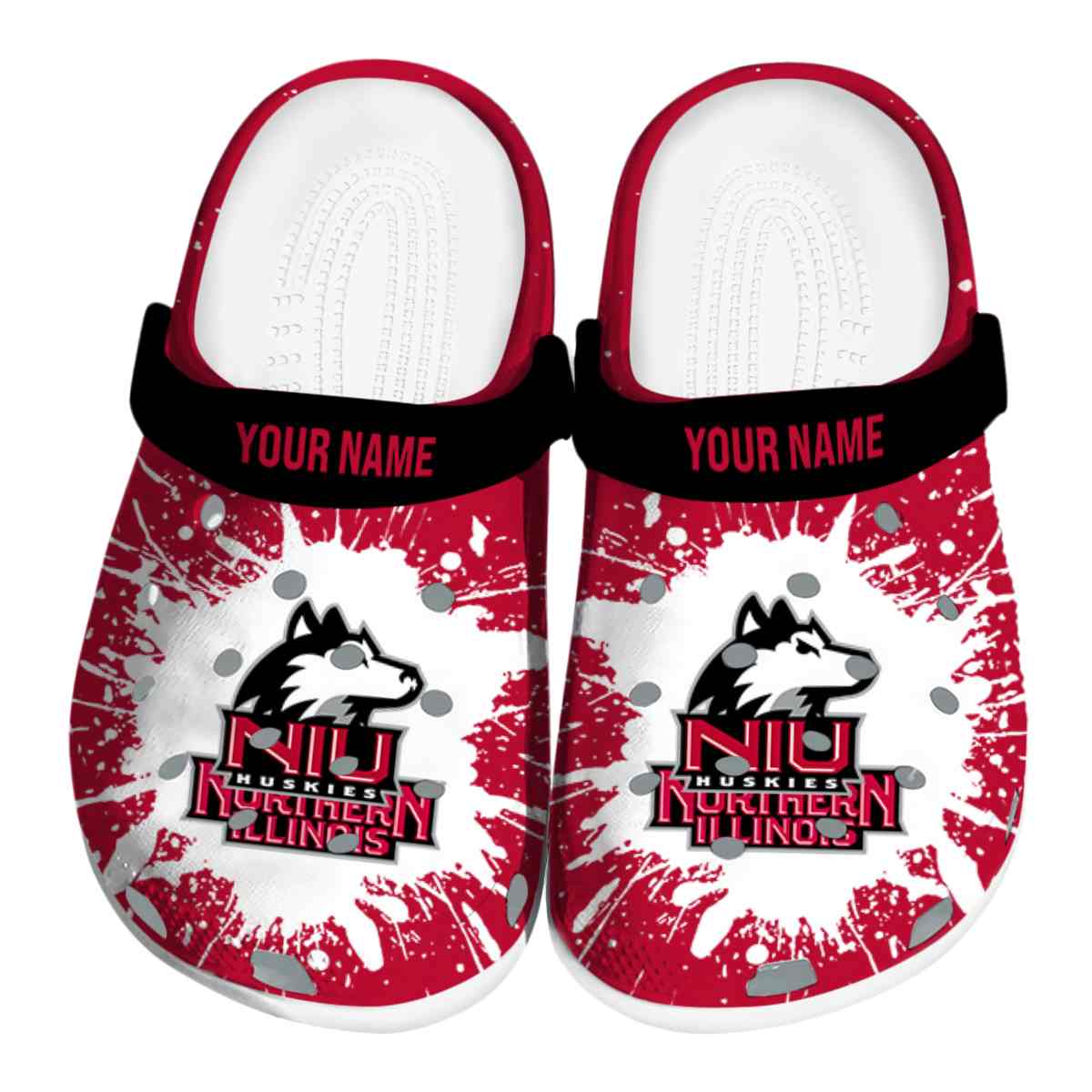 Northern Illinois Huskies 2025 NCAA Sport Crocs Clogs For Men Women and Kids - GNL1463687
