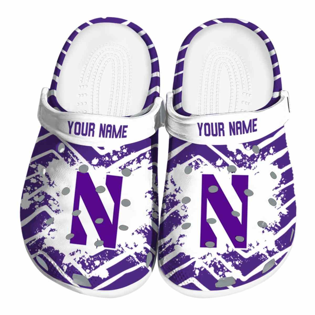 Northwestern Wildcats 2025 NCAA Sport Crocs Clogs For Men Women and Kids - GNL1463690