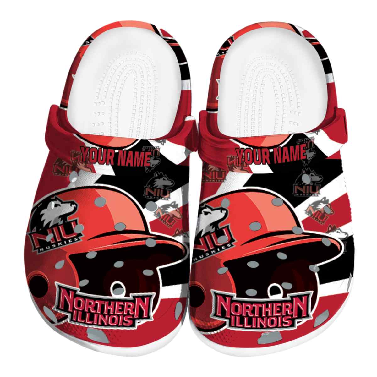 Northern Illinois Huskies 2025 NCAA Sport Crocs Clogs For Men Women and Kids - GNL1463705