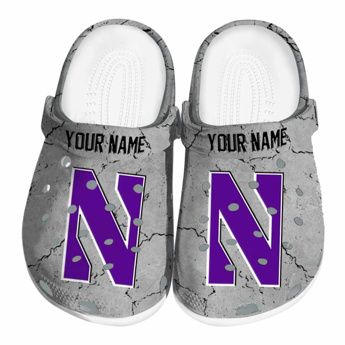 Northwestern Wildcats 2025 NCAA Sport Crocs Clogs For Men Women and Kids - GNL1463734