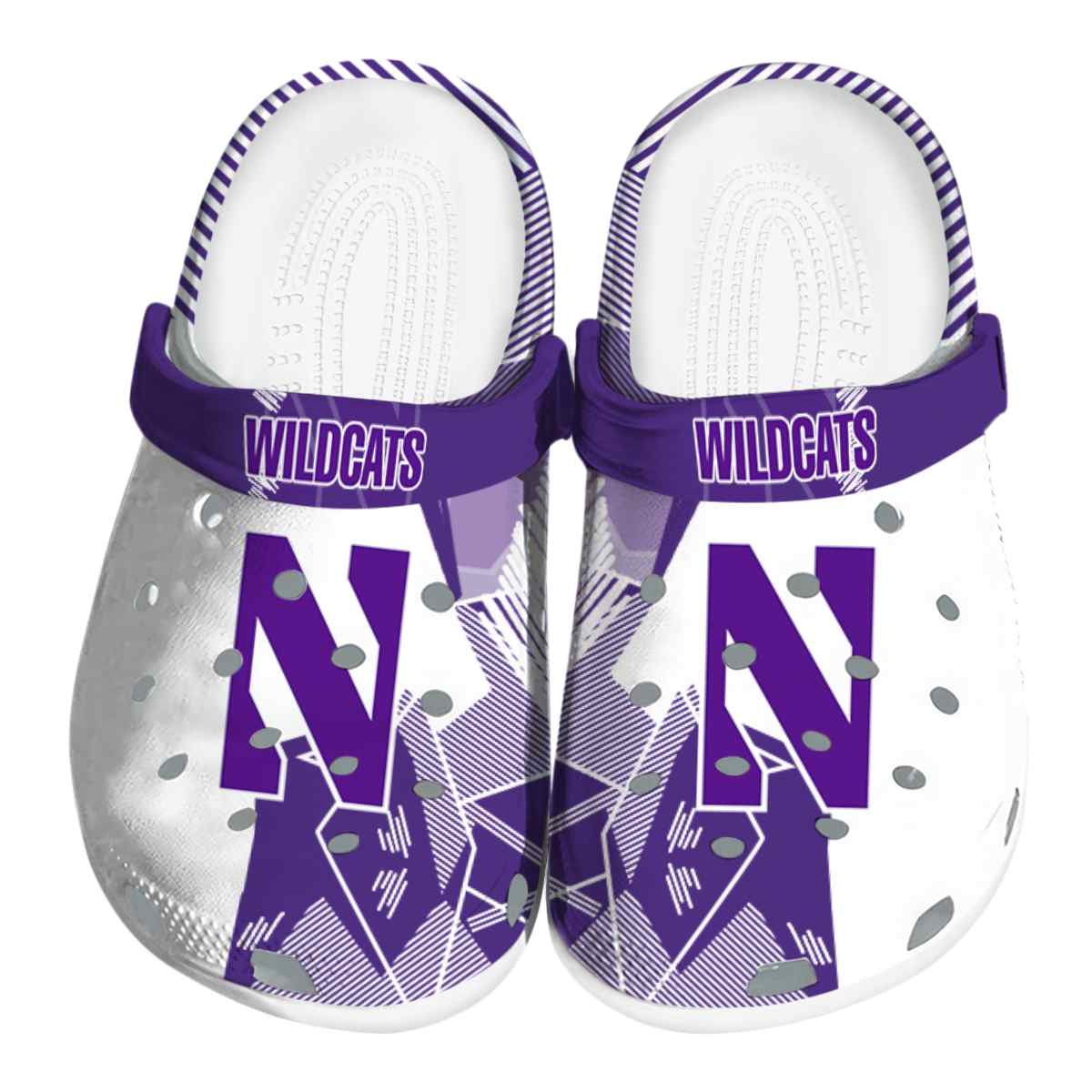 Northwestern Wildcats 2025 NCAA Sport Crocs Clogs For Men Women and Kids - GNL1463715