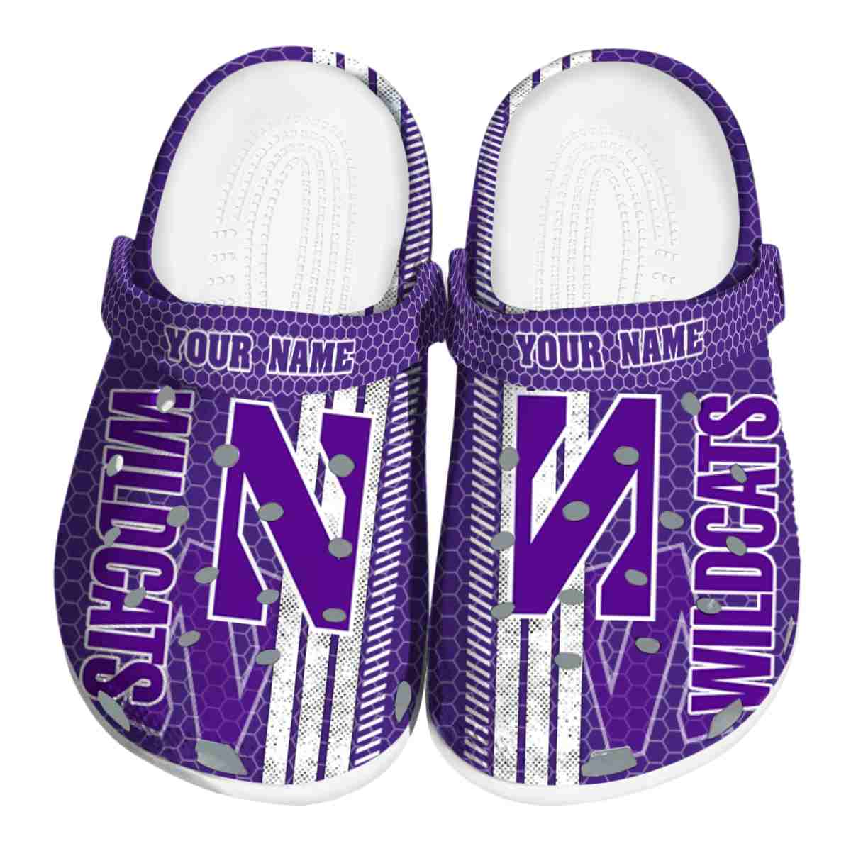 Northwestern Wildcats 2025 NCAA Sport Crocs Clogs For Men Women and Kids - GNL1463731