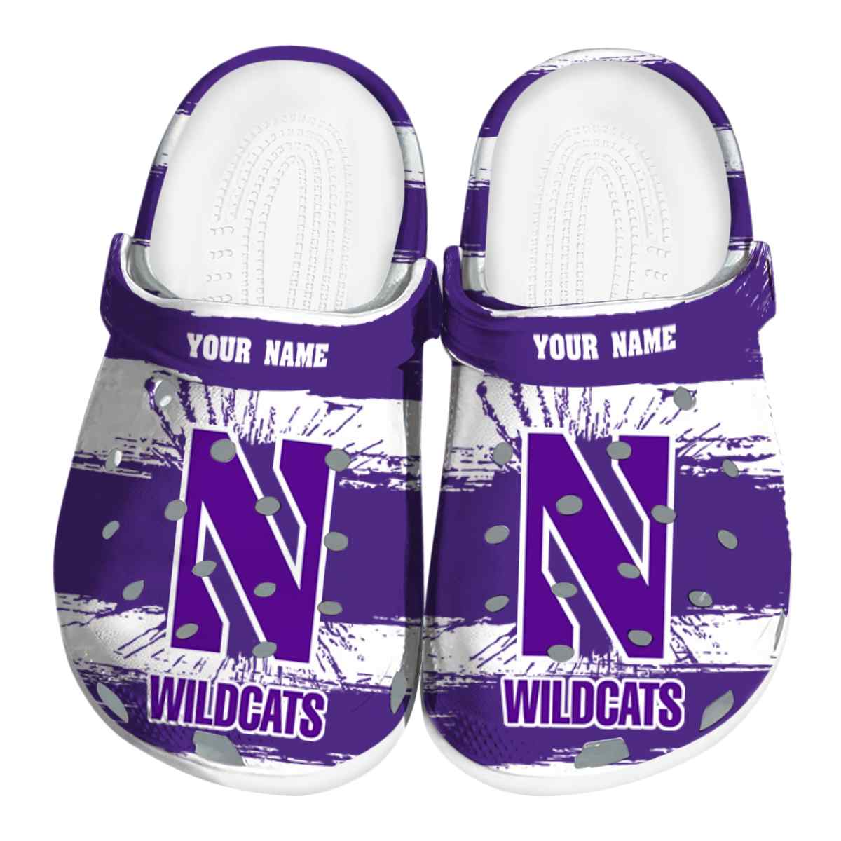 Northwestern Wildcats 2025 NCAA Sport Crocs Clogs For Men Women and Kids - GNL1463706