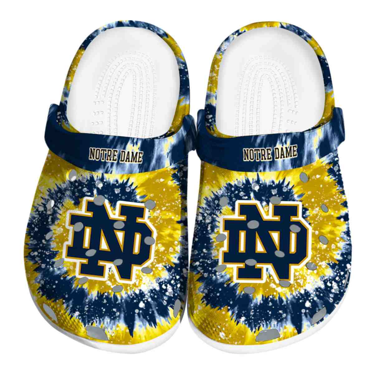 Notre Dame Fighting Irish 2025 NCAA Sport Crocs Clogs For Men Women and Kids - GNL1463753