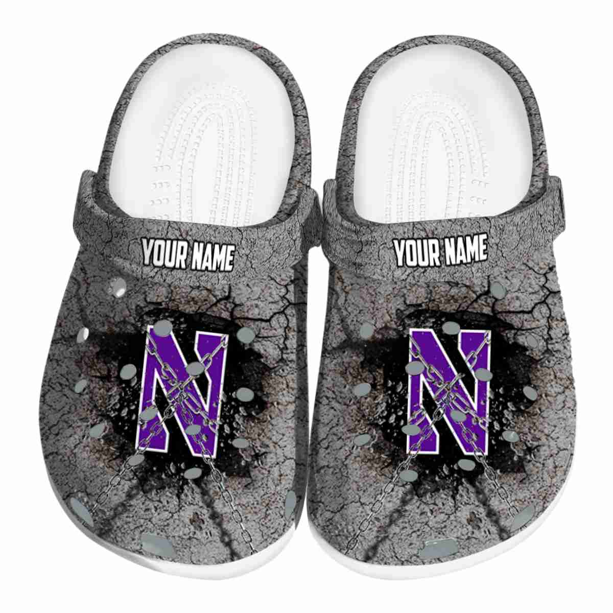 Northwestern Wildcats 2025 NCAA Sport Crocs Clogs For Men Women and Kids - GNL1463752