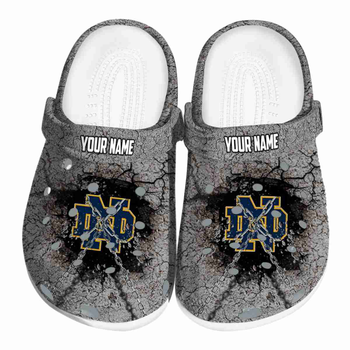 Notre Dame Fighting Irish 2025 NCAA Sport Crocs Clogs For Men Women and Kids - GNL1463755