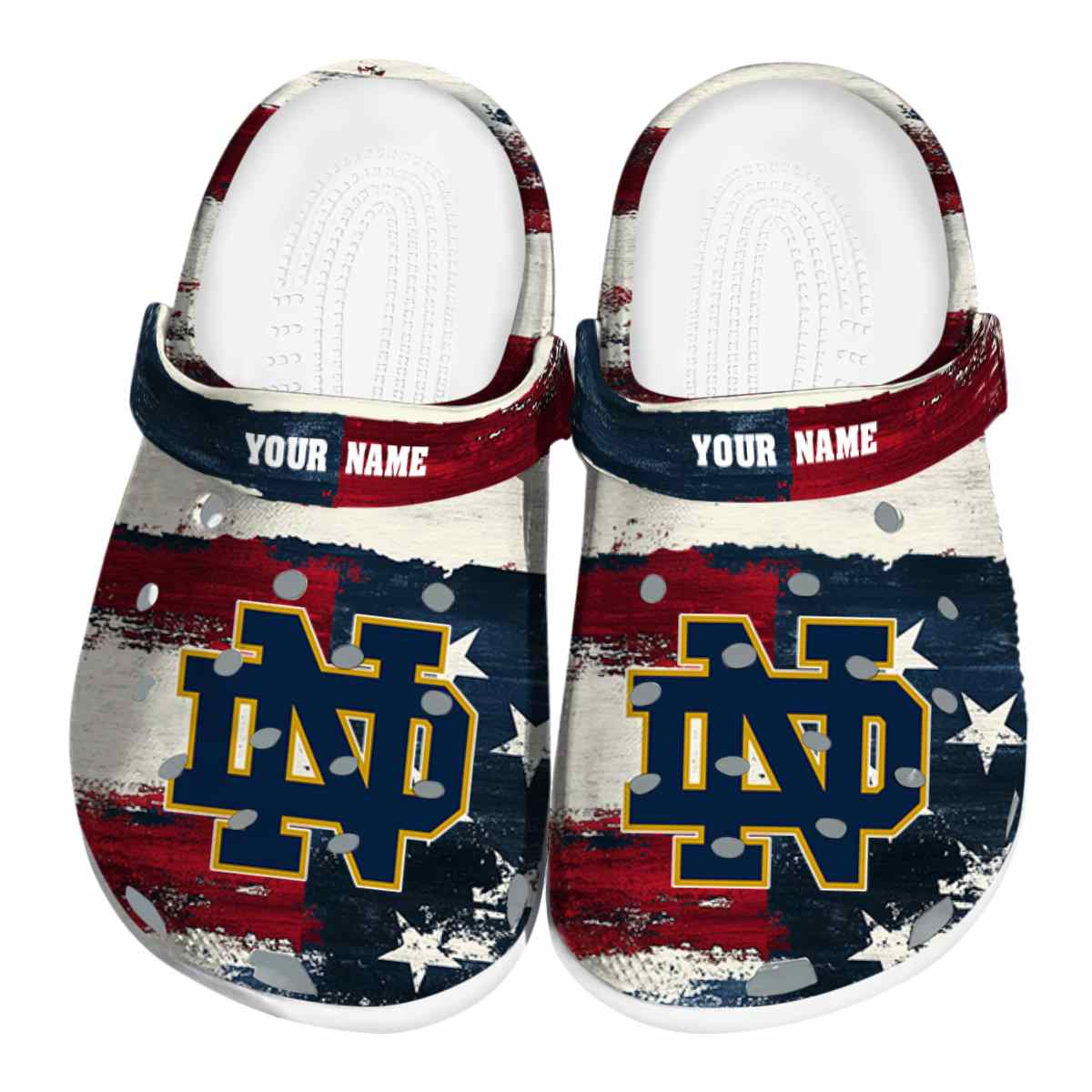 Notre Dame Fighting Irish 2025 NCAA Sport Crocs Clogs For Men Women and Kids - GNL1463749