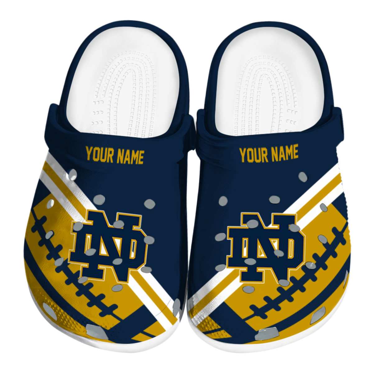 Notre Dame Fighting Irish 2025 NCAA Sport Crocs Clogs For Men Women and Kids - GNL1463743