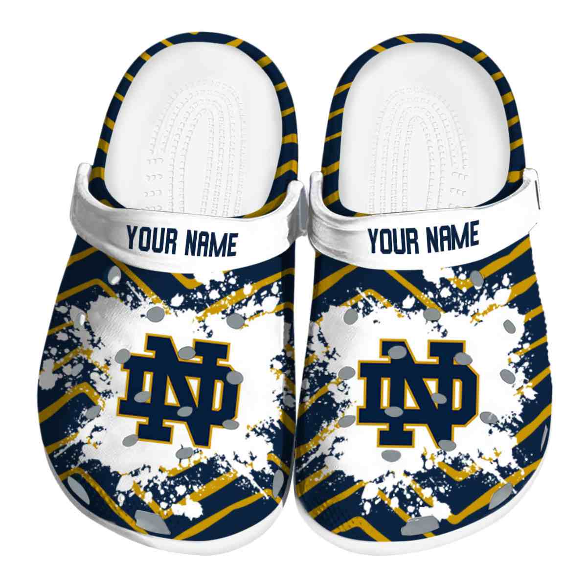 Notre Dame Fighting Irish 2025 NCAA Sport Crocs Clogs For Men Women and Kids - GNL1463748