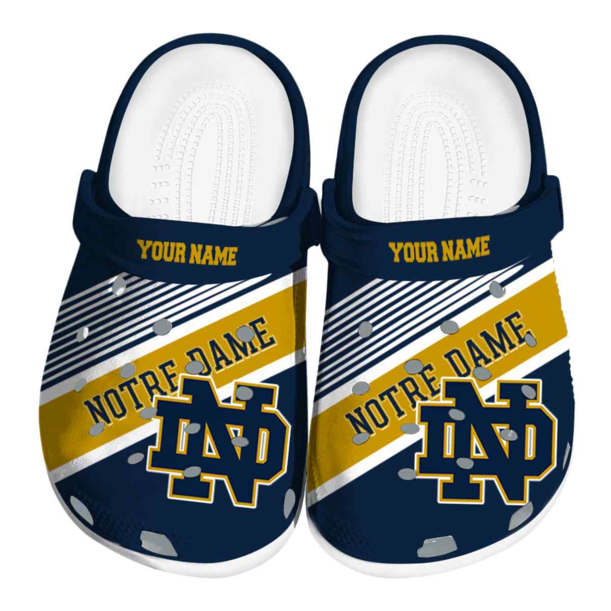 Notre Dame Fighting Irish 2025 NCAA Sport Crocs Clogs For Men Women and Kids - GNL1463754