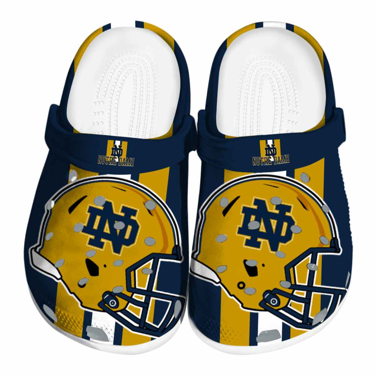 Notre Dame Fighting Irish 2025 NCAA Sport Crocs Clogs For Men Women and Kids - GNL1463740