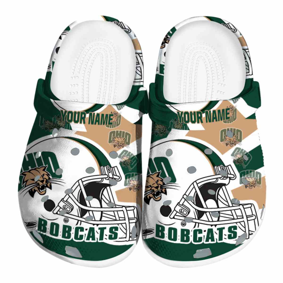 Ohio Bobcats 2025 NCAA Sport Crocs Clogs For Men Women and Kids - GNL1463768
