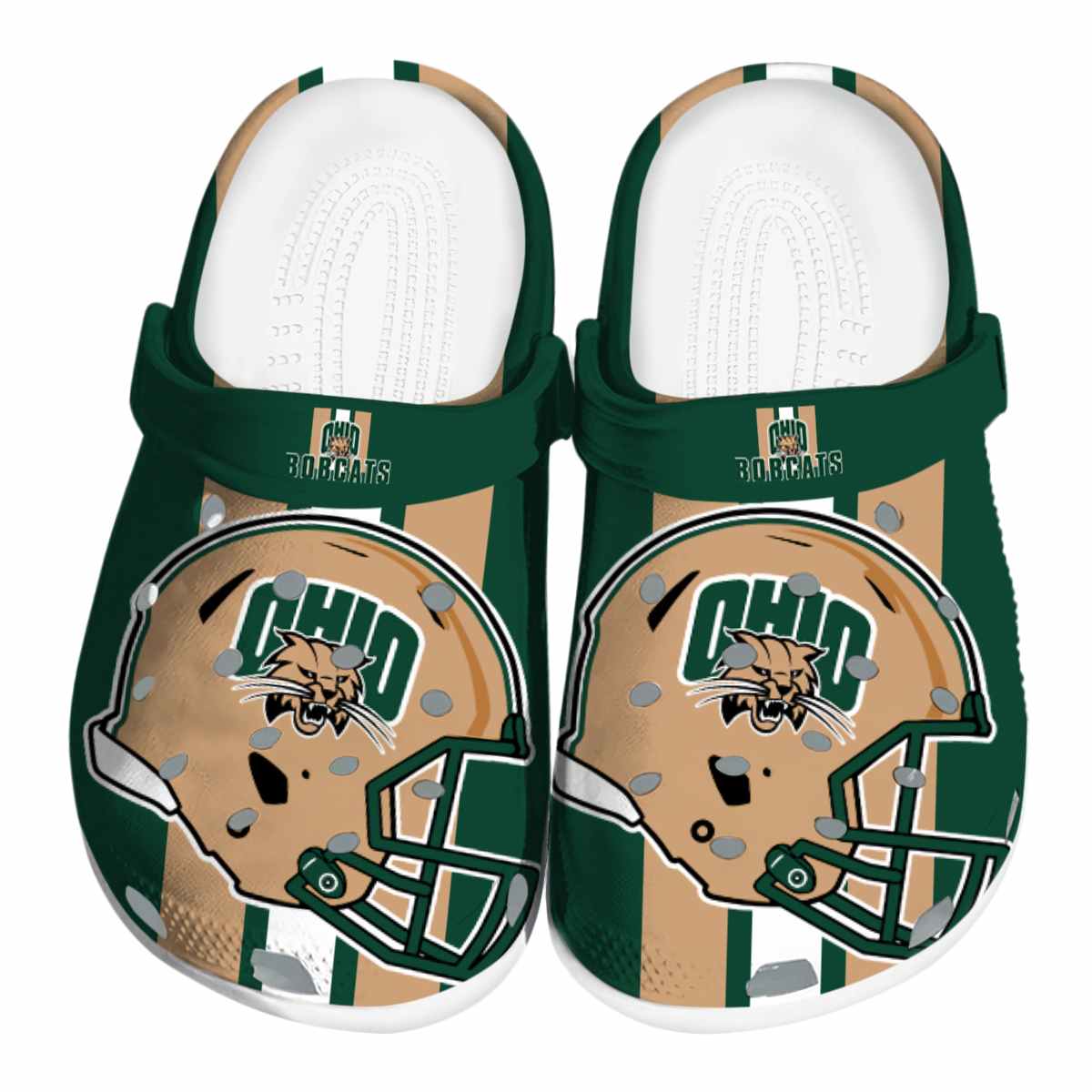 Ohio Bobcats 2025 NCAA Sport Crocs Clogs For Men Women and Kids - GNL1463780