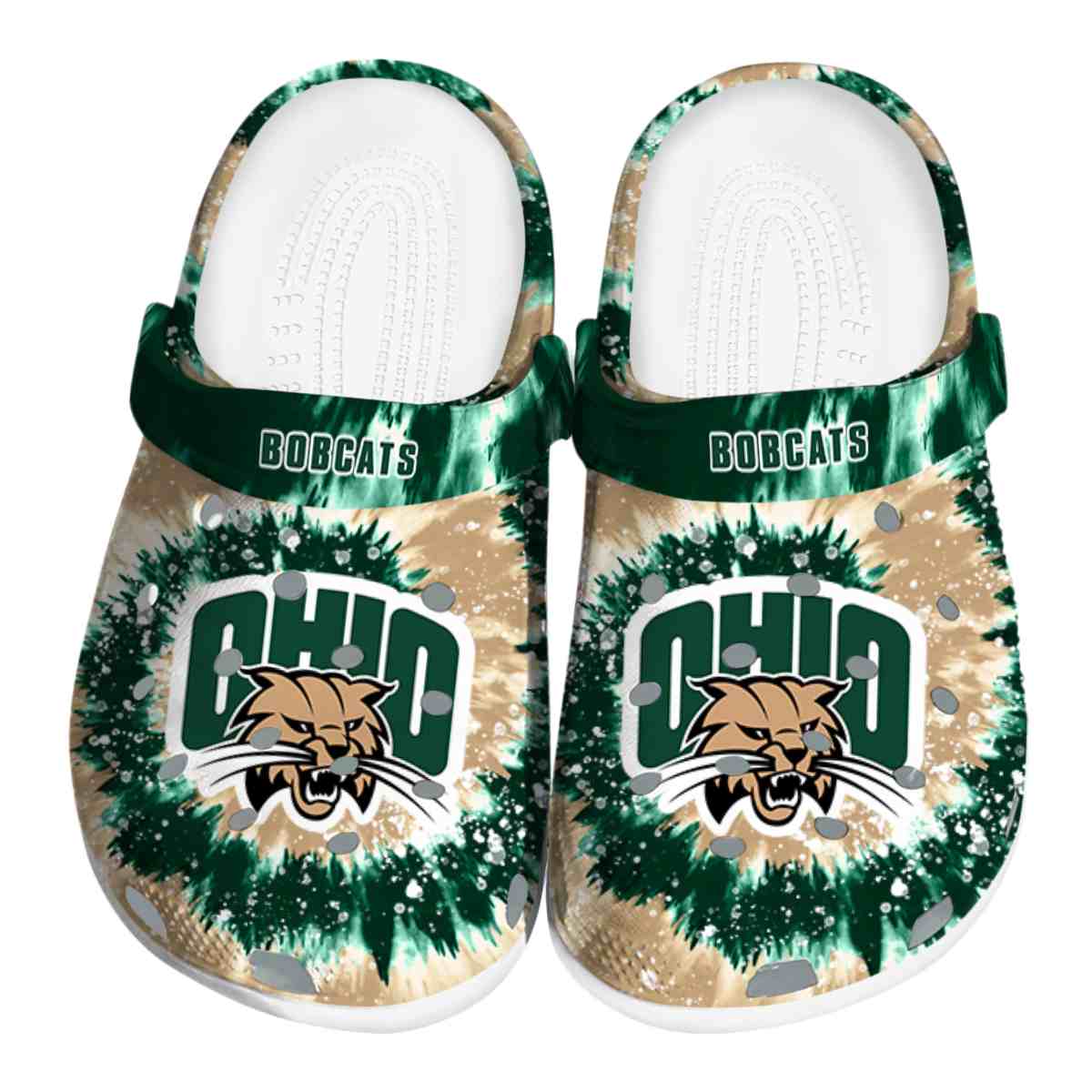 Ohio Bobcats 2025 NCAA Sport Crocs Clogs For Men Women and Kids - GNL1463767