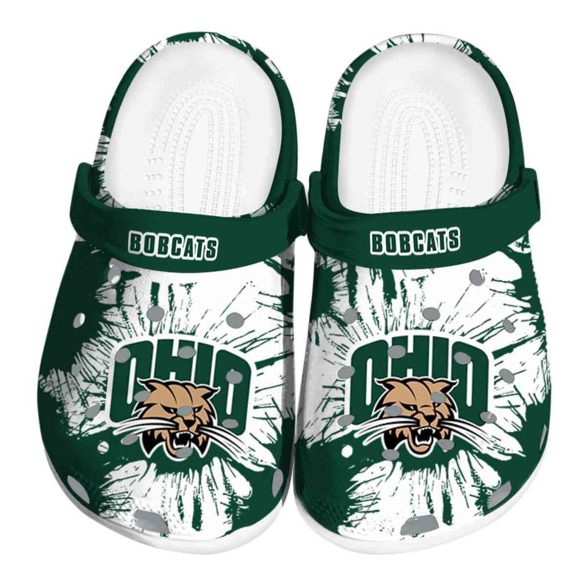 Ohio Bobcats 2025 NCAA Sport Crocs Clogs For Men Women and Kids - GNL1463792