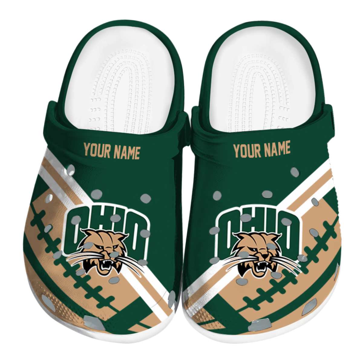 Ohio Bobcats 2025 NCAA Sport Crocs Clogs For Men Women and Kids - GNL1463784