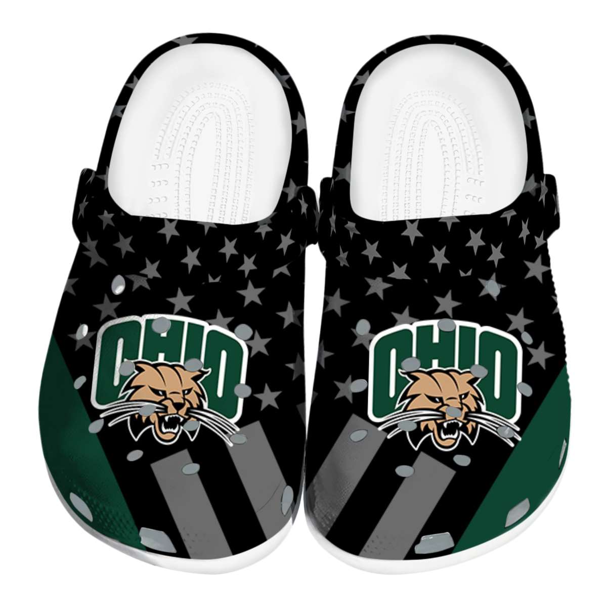 Ohio Bobcats 2025 NCAA Sport Crocs Clogs For Men Women and Kids - GNL1463770