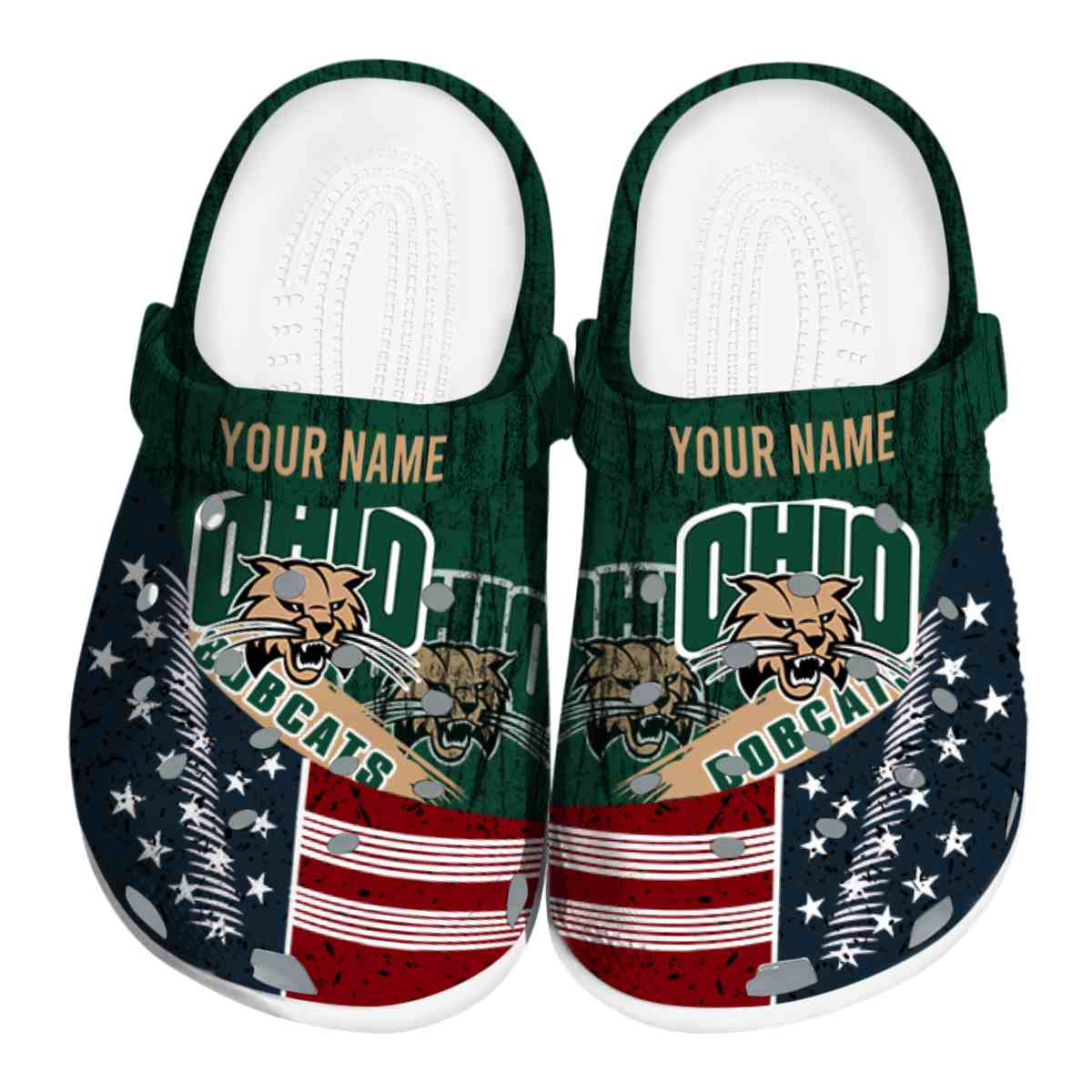 Ohio Bobcats 2025 NCAA Sport Crocs Clogs For Men Women and Kids - GNL1463794